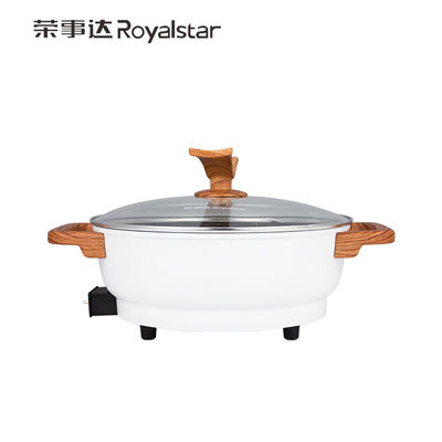 Two Flavor Electric Hot Pot Steamboat Induction Cooker 5L 1300W