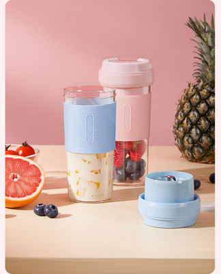 Wireless Charging Portable Electric Juice Cup Juicing Fruit Blender BPA Free 300ml