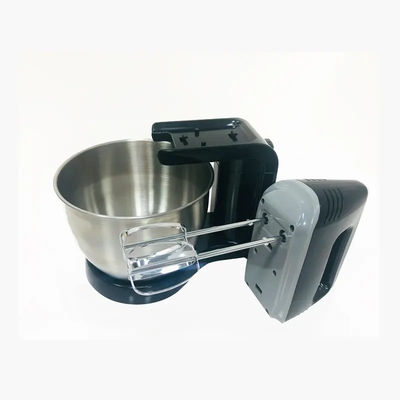 3 Qt Dough Cake Whisk Electric Beater Stainless Steel Bowl
