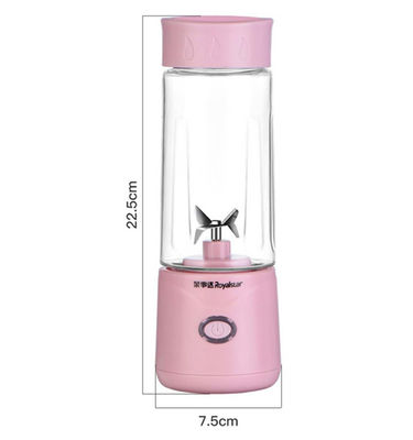 380ml Mini Portable Electric Juice Cup Blender For Fruit Smoothies USB Rechargeable