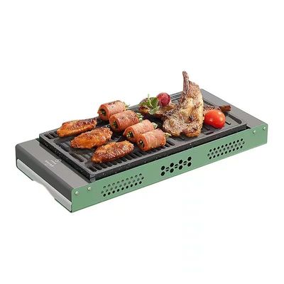 Stainless Steel Electric Grill Non Stick Coating For Commercial